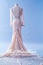 408W10 LL Long Sleeves Peach back v back Wedding Dress Designer Malaysia