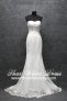S1506W01 LL Sweet Heart Pleated bustline Trumpet Knoted waist