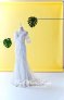 405W002 Mermaid Trumpet Quarter Long Lace Sleeves Wedding Dresss Malaysia Baju Pengantin KL